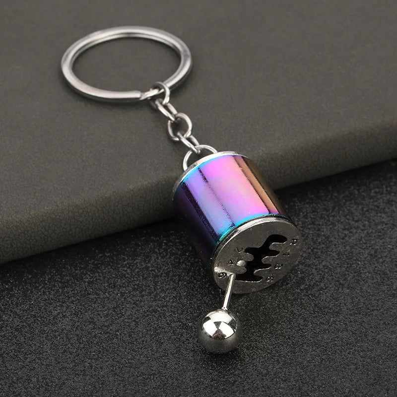 Mini Turbo Turbocharger Keychain Spinning Turbine Key Chain Ring Keyring Keyfob Car Keyring Car Interior Accessories