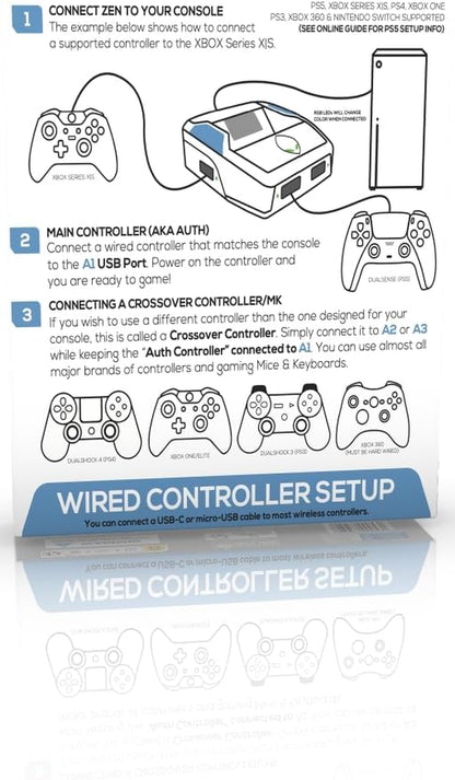 Zen Controller Emulator for Xbox, Playstation, Nintendo and PC (CM00053)