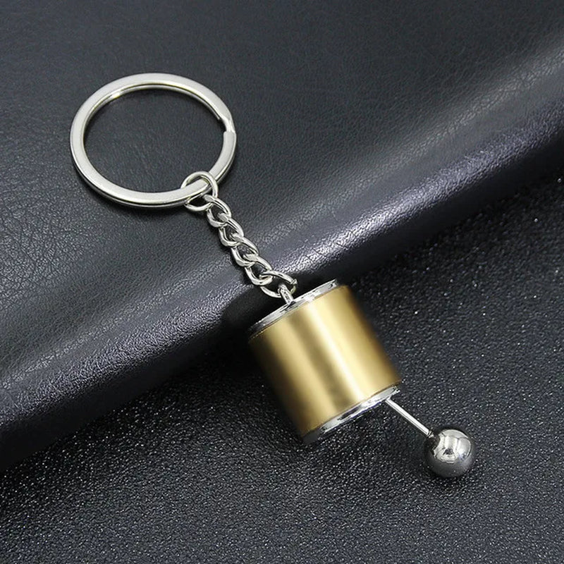 Mini Turbo Turbocharger Keychain Spinning Turbine Key Chain Ring Keyring Keyfob Car Keyring Car Interior Accessories